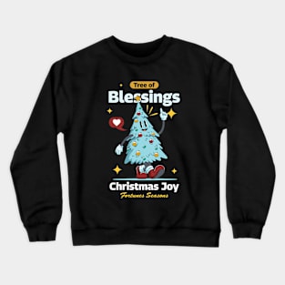 Joyful Christmas Tree Crewneck Sweatshirt